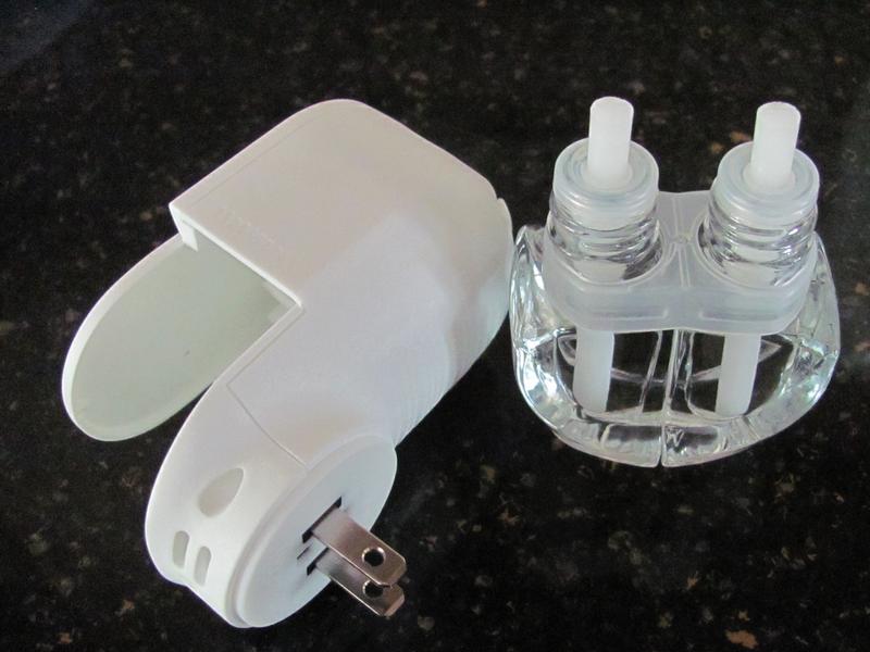 This two piece Febreze plug in so so easy to use. Just remove from package and push the glass fragrance bottles into the holder and place wherever you want to freshen your room.