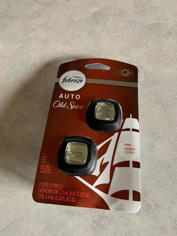 Frebreze Old Spice Timber Scent Vent Air Freshener Pack