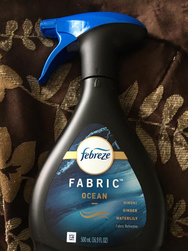 Febreze Odor-Eliminating Fabric Refresher Spray, Ocean, 16.9 fl oz (Pack of  3)