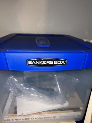 Bankers Box Heavy Duty Plastic File Storage