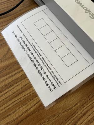 Pages came out pretty smooth - remove quickly so they cool flat.