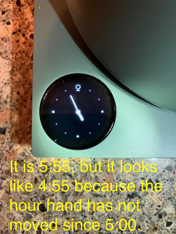 Example of bad analog clock