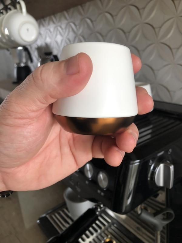 Customer photo for "The fanciest espresso mugs you can get"
