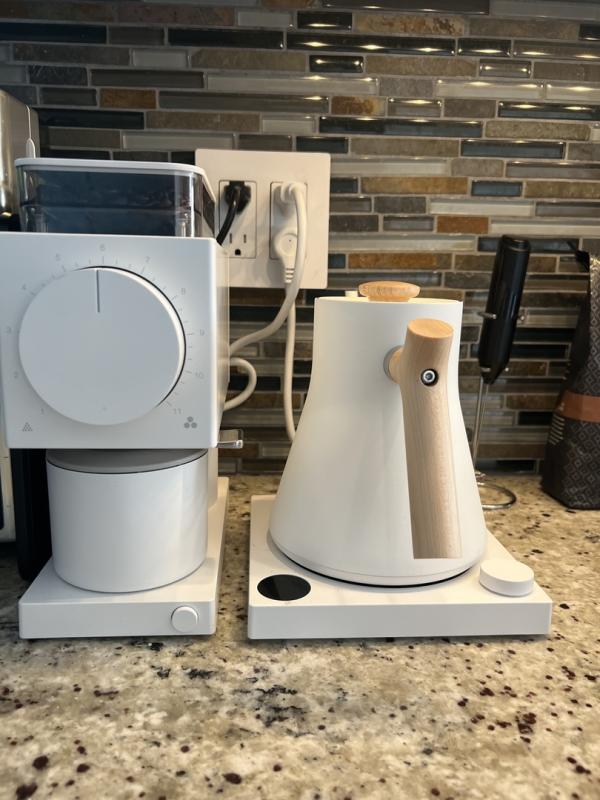 Fellow Ode Upgraded SSP Mp Brew Grinder, in Matte White