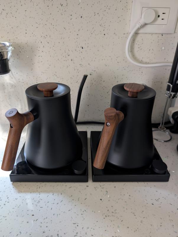 Stagg at the left with the Fellow logo and the Corvo at the right without it