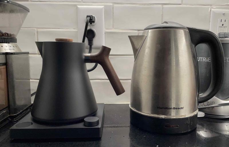 Fellow Corvo EKG Electric Kettle for Coffee & Tea in Stainless Steel