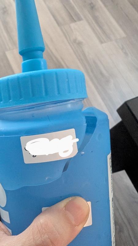 Worst bottle ever. Dropped once on the ice, and this happened..