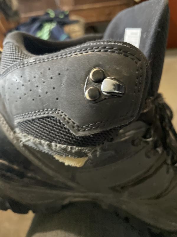 Laces got caught up on the other shoe