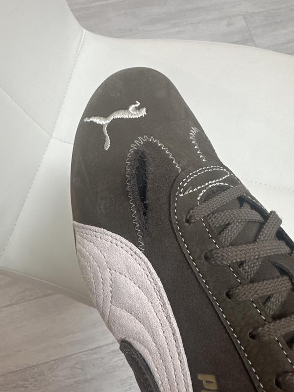 Seam split open on left shoe