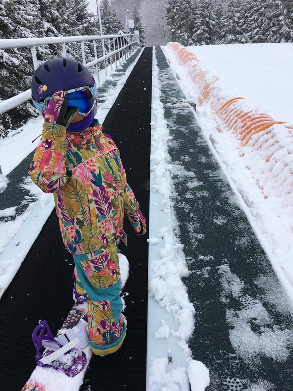 Heading up the mat
