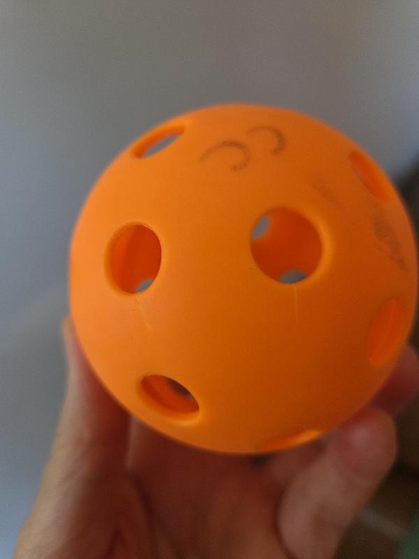 You can see the two cracks start from the holes, the white lines