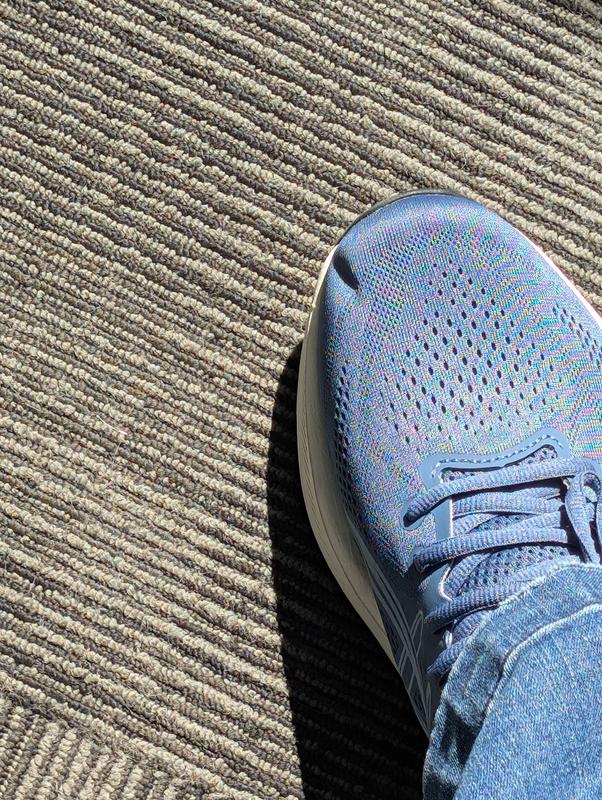 Shoes that developed irreversible creases on the very first day of wear
