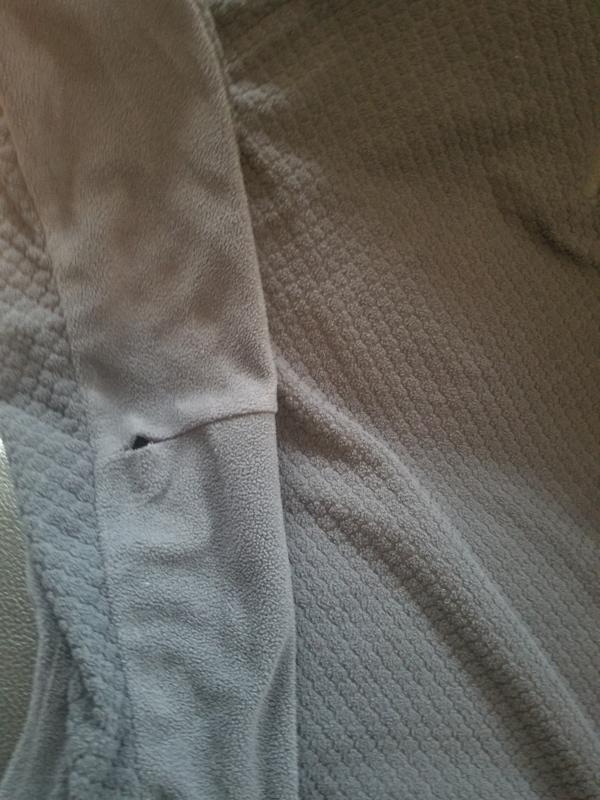 Got a hole after wearing it a couple of times. I expected a better quality from Columbia item.