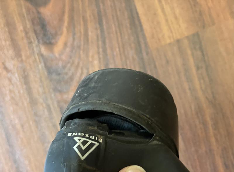 Broken boot