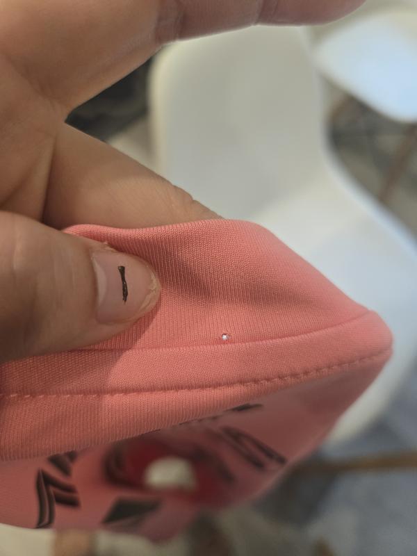 Hole on expensive shirt
