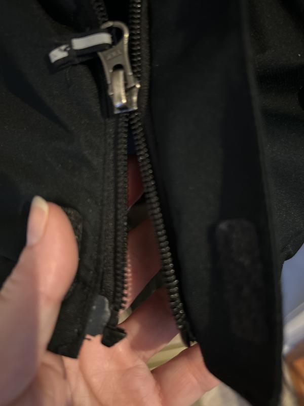 Broken zipper