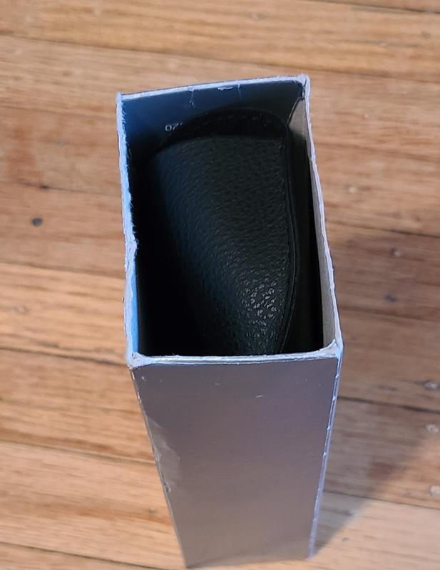 box ripped open, flap missing