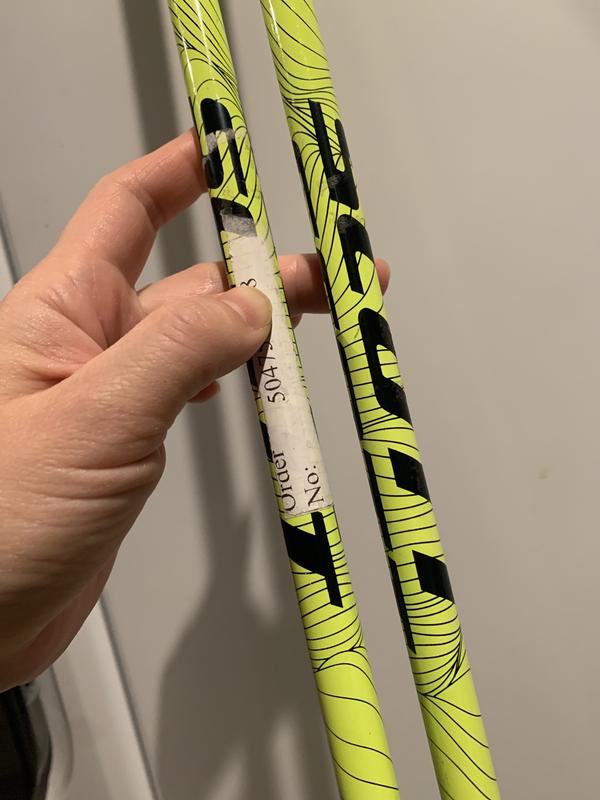 Online order sticker stuck on pole