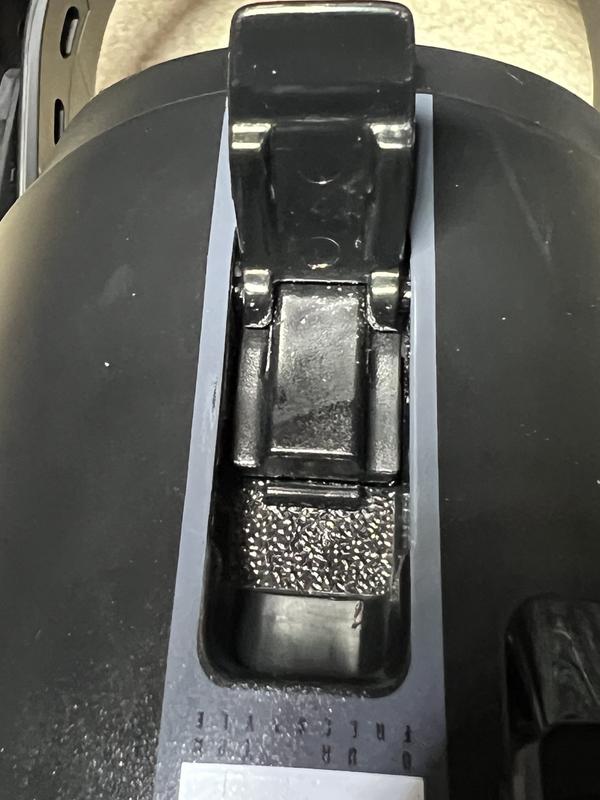 Forward lean lock is worn out