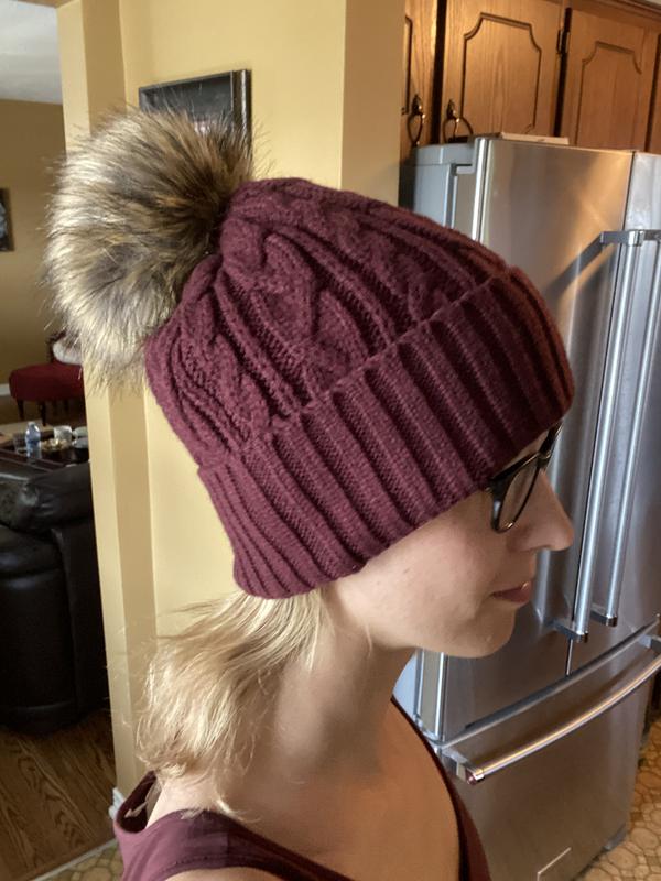 north face oh mega pom beanie