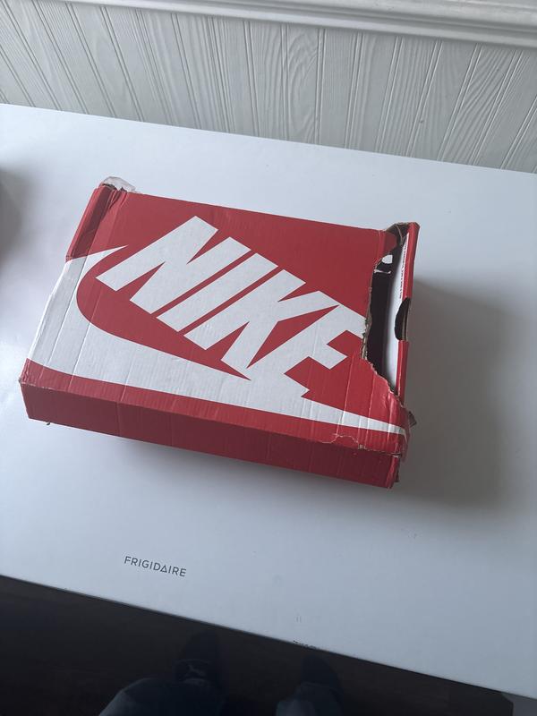 Scuffed creased shoes