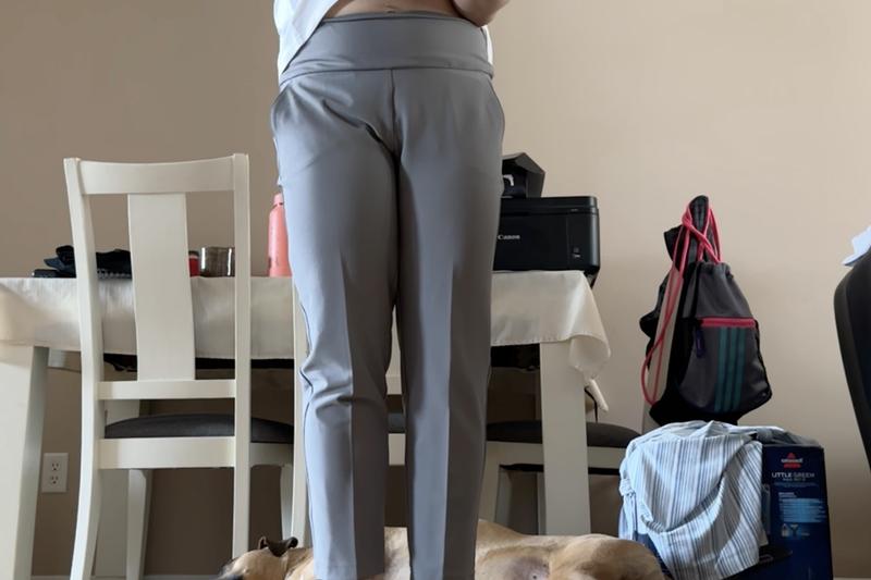 Standing legs together is when it looks awful LOL! Just don't stand like this for photos I guess!