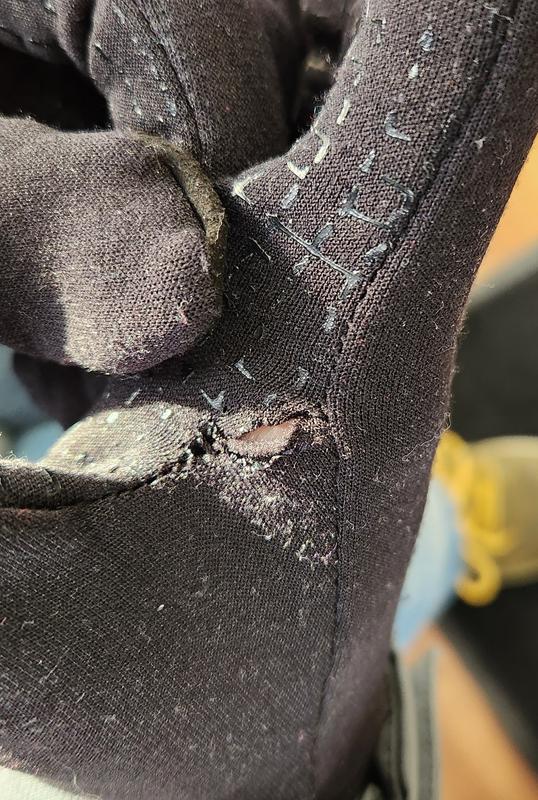 Small tear after first day of use