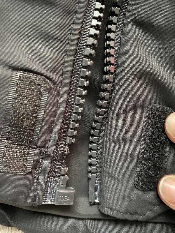 Zipper teeth broken within 2 weeks