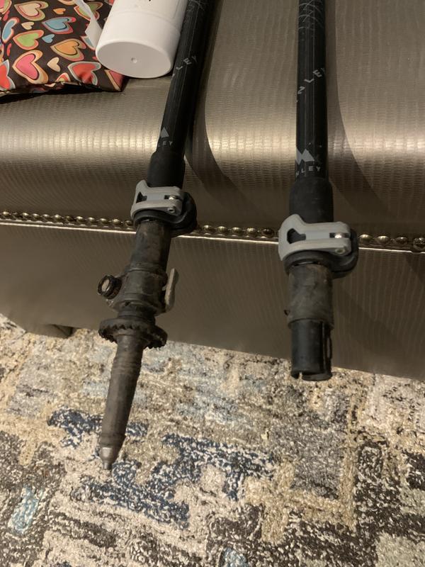 Tip of pole fell off during trek
