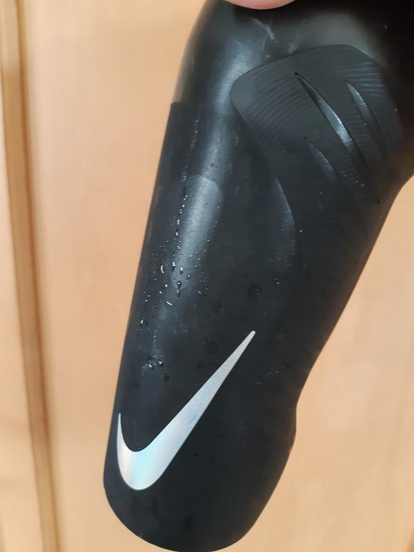 Condensation, water from fridge no ice. Previous bottle we owned didn't do this.