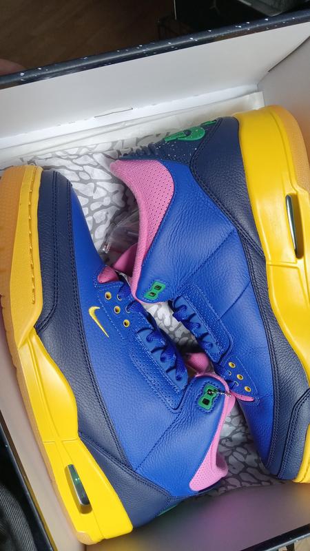 Jordan 3 Brazil are lit