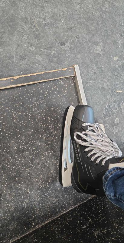 With blades installed from visiting the store