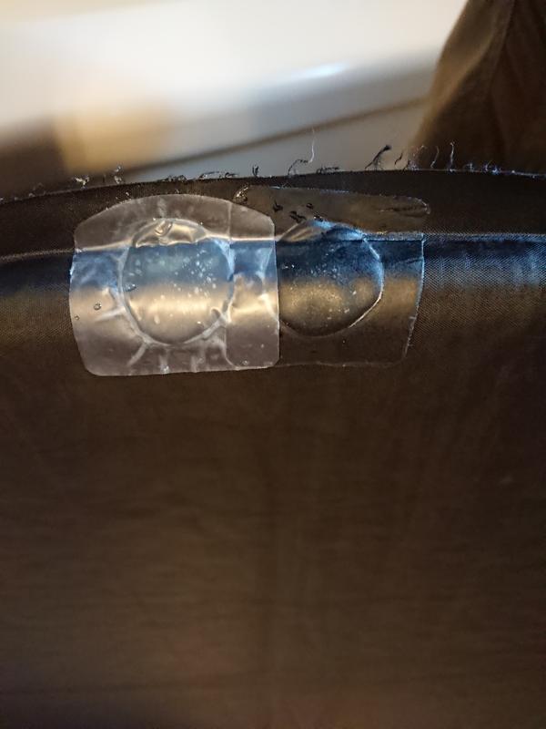 On the left, this kit (the wither one); on the right, repair kit that came with a mattress.
