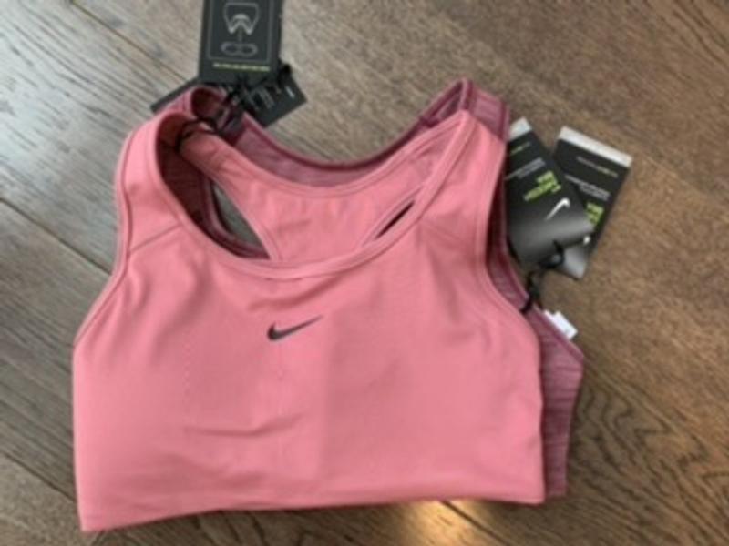 NIKE Swoosh Sage Green Padded Sports Bra Racerback Active Sport Style  BV3838-357 Size XL X-Large at  Women's Clothing store