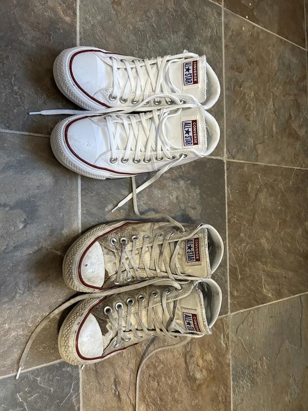 She definitely got good use of them; but white might not be the cleanest colour! 😁