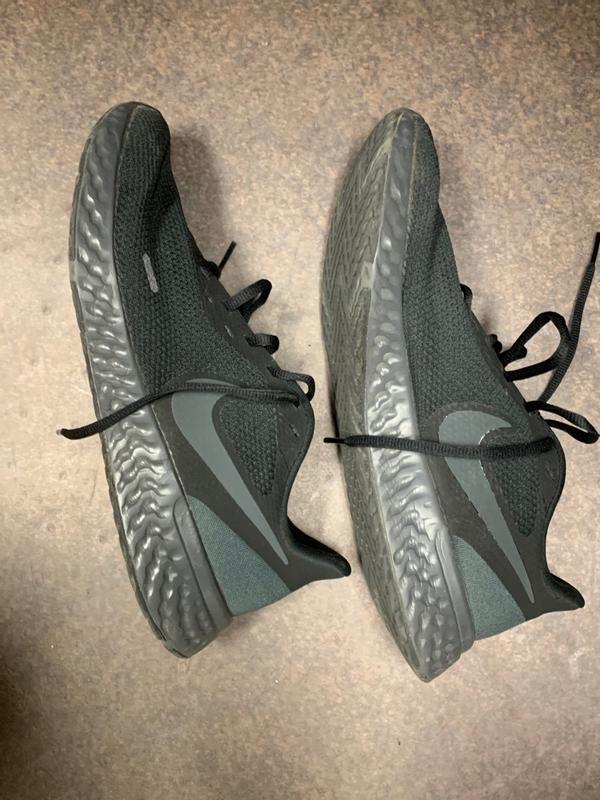 The black looks shiny in the photo, but a nice dark black