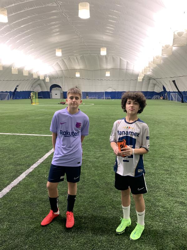 The kids love soccer jerseys