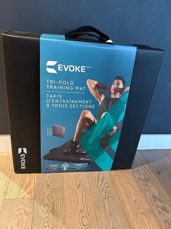 EVOKE Tri Fold Exercise Mat Sports Experts
