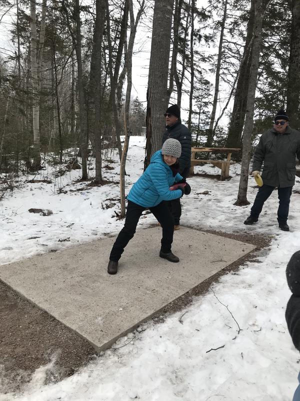 Disc golfing jacket didn’t restrict movement