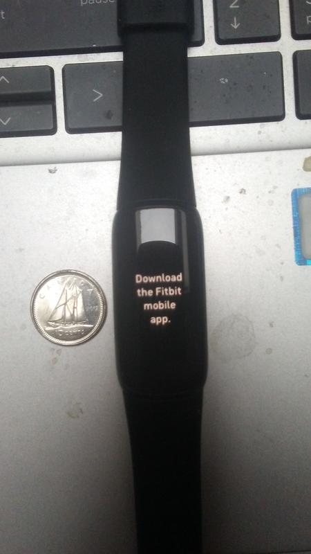 Luxe model Fitbit - no App download