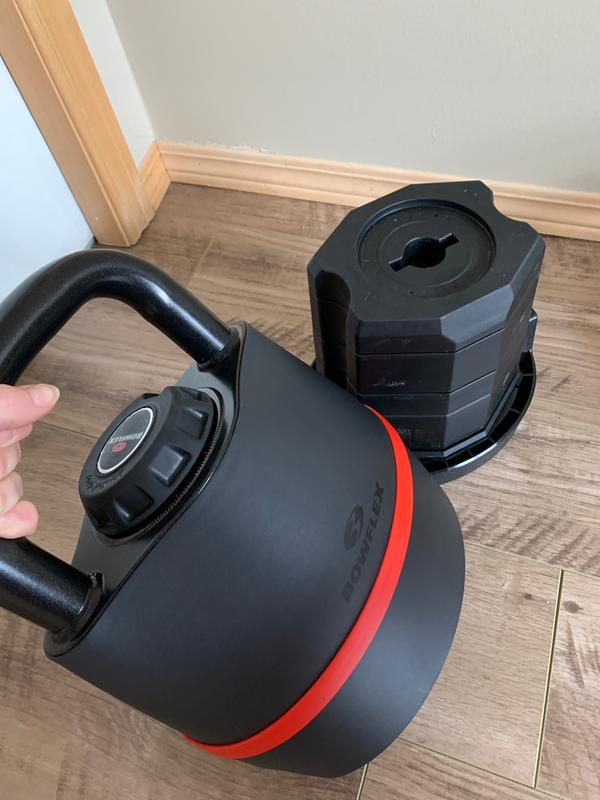 Adjustable weight plates easy to store