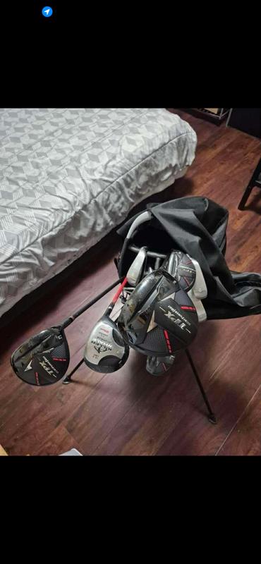 The tpx clubs including driver, woods, hybrid and irons