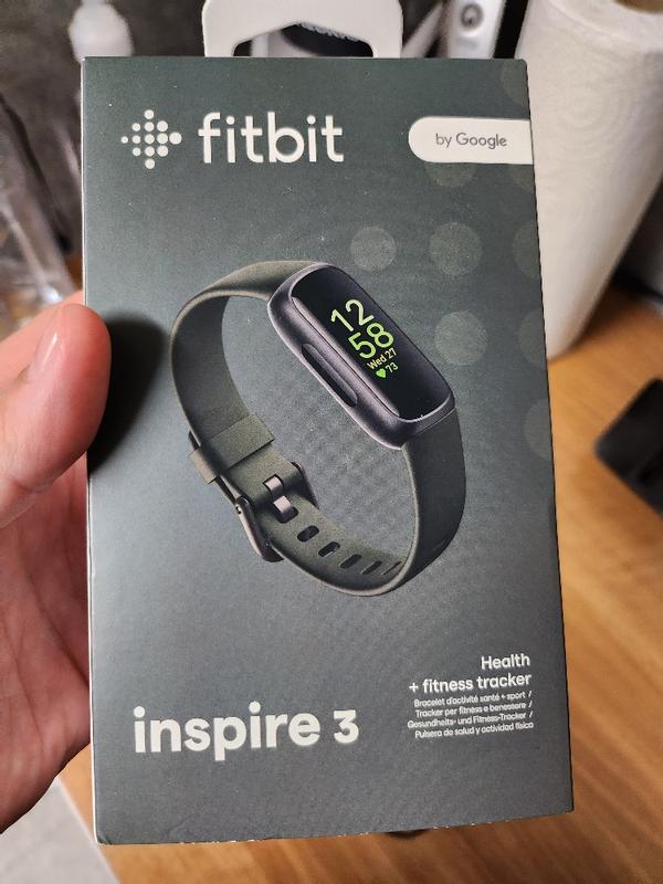 Fitbit Inspire 3 Health & Fitness Tracker (Lilac Bliss/Black) with 6