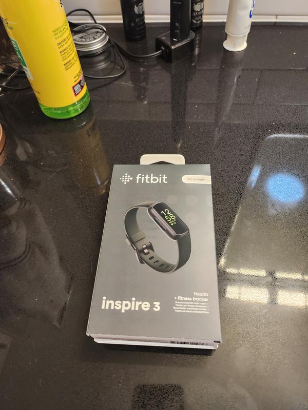 Fitbit Inspire 3 Health & Fitness Tracker (Lilac Bliss/Black) with 6