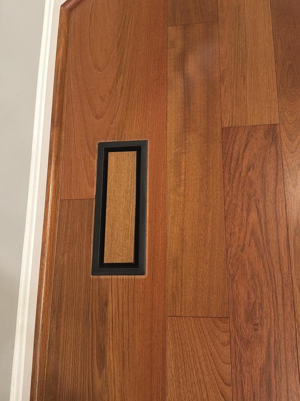 Framed floor vent