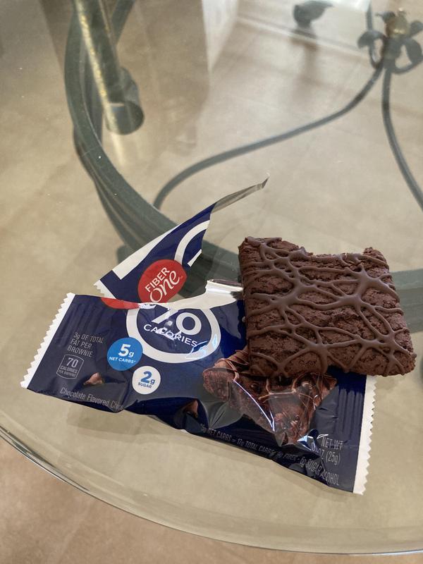 This brownie is so delicious! NO SUGAR IS GREAT stevia instead!  Calories are great only 70!