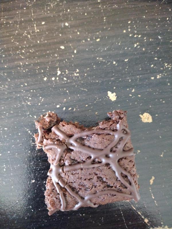 This brownie is delicious.