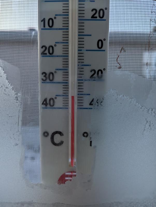 The temperature I have been using my Squall gloves in!