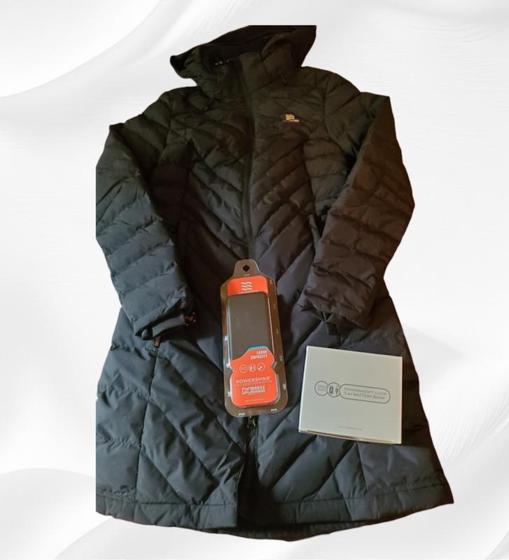 Customer photo for "Stylish jacket with warming features"