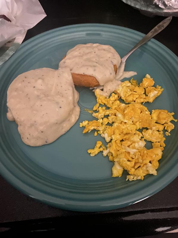 First time using my dinnerware for breakfast.
